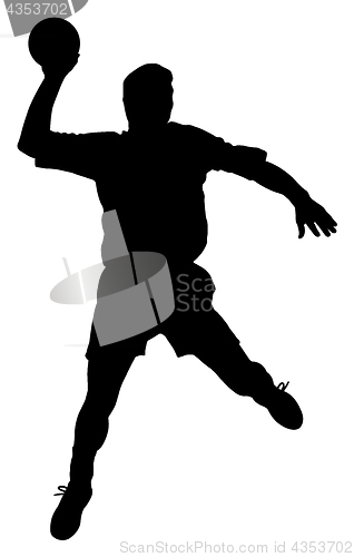 Image of Male handball player