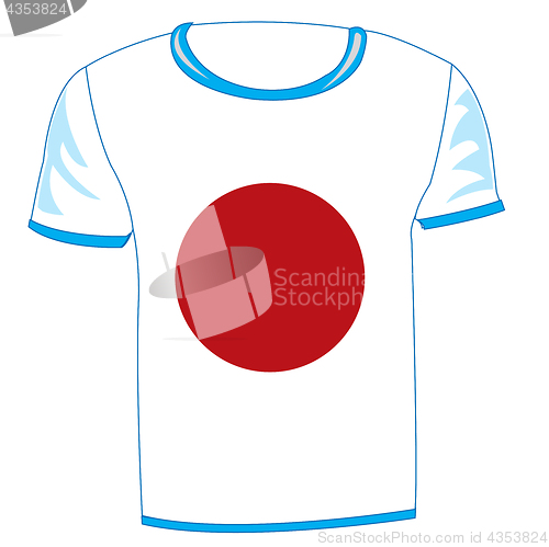 Image of t-shirt flag japan