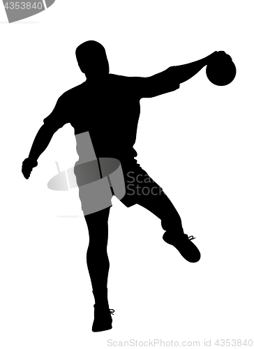 Image of Male handball player