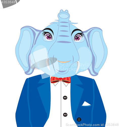 Image of Elephant in suit