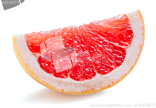 Image of red grapefruit slice 