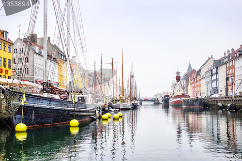 Image of Nyhavn canal, Copenhagen, Denmark