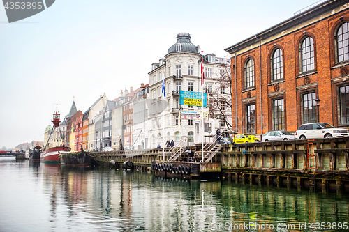 Image of Nyhavn canal, Copenhagen, Denmark