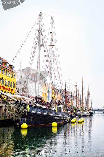 Image of Nyhavn canal, Copenhagen, Denmark