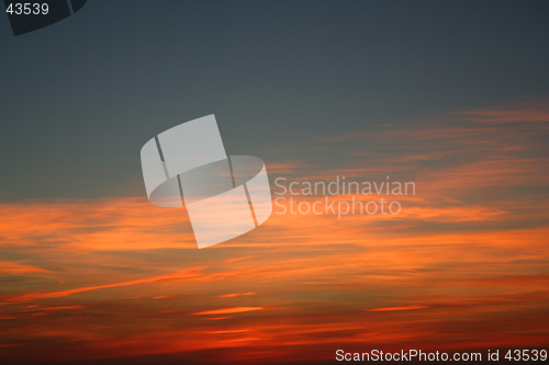 Image of Sunset sky