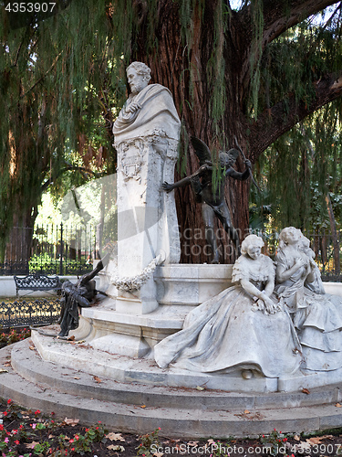 Image of  Gustavo Adolfo Becquer monument in Seville