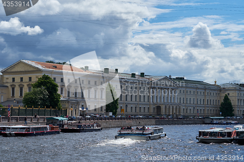 Image of Fontanka river. 