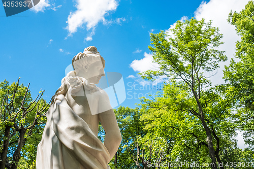 Image of Summer gardens park in Saint Petersburg