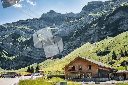 Image of Swiss  Cheese Factory At Saentis mountain