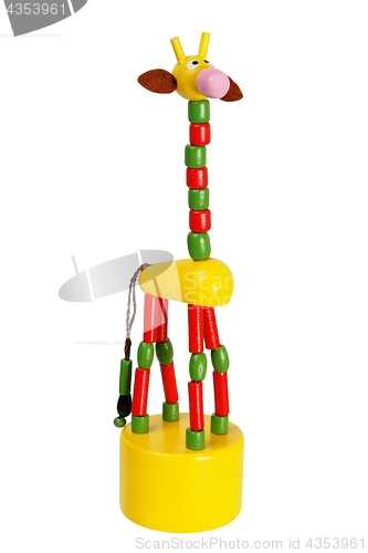 Image of Toy - giraffe on white