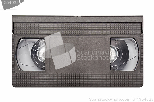 Image of Video cassette, front side isolated on white background