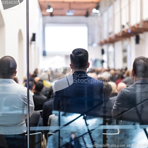 Image of Audience in the lecture hall at business meeting.