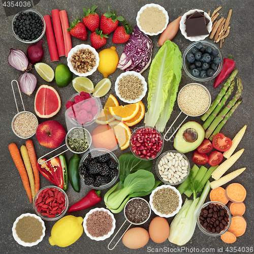 Image of Diet Food with Herbal Medicine