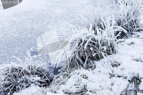 Image of Wintertime with snow and hoar frost