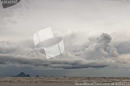 Image of Storm clouds in rainy season. Thailand