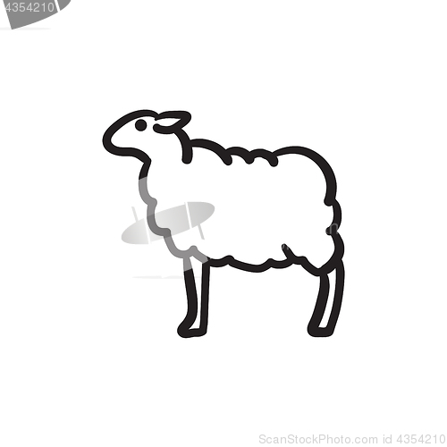 Image of Sheep sketch icon.