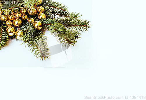 Image of new year celebration, Christmas holiday stuff, tree, toys, decor