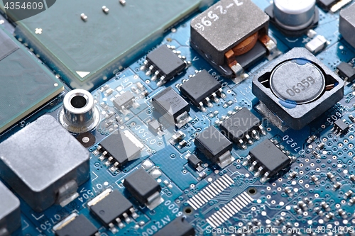 Image of Circuit board closeup