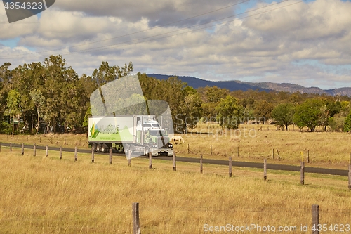 Image of Truck on the road