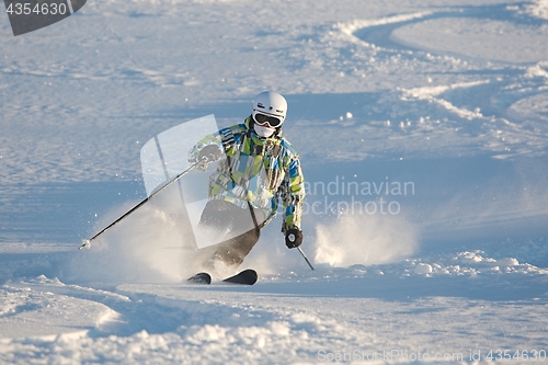 Image of Skiing in fresh powder snow