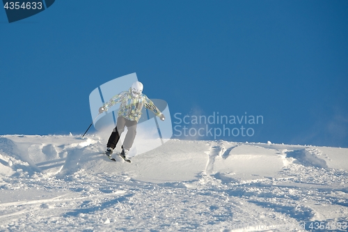 Image of Skiing in fresh powder snow