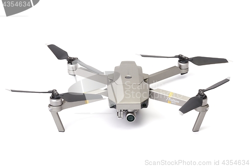 Image of Drone on white background