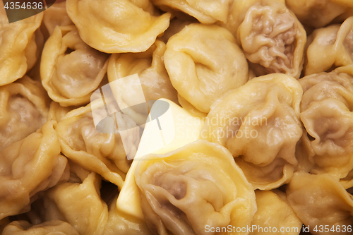 Image of hot cooked dumplings 