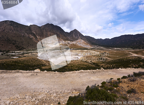 Image of View of Stefanos crater, Nisyros. Greek island