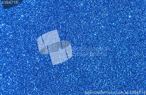 Image of Glittering blue background