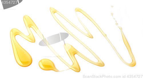 Image of honey on white background