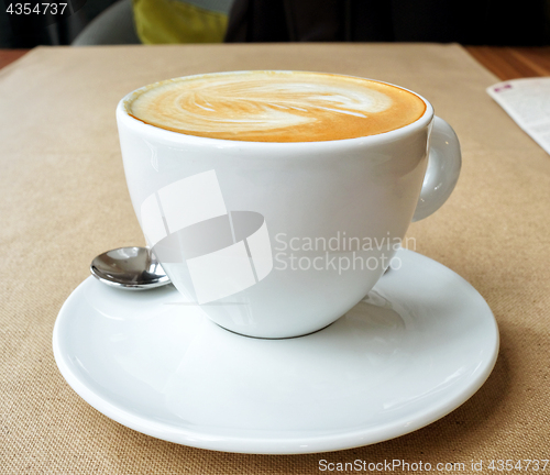 Image of cup of cappuccino