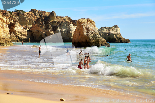 Image of Algarve beach and Atlantic Ocean