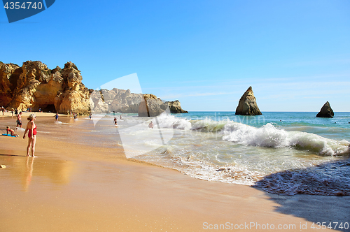 Image of Algarve beach and Atlantic Ocean