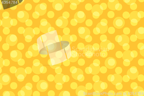 Image of Pop art yellow background polka dot