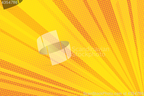 Image of Pop art yellow background light