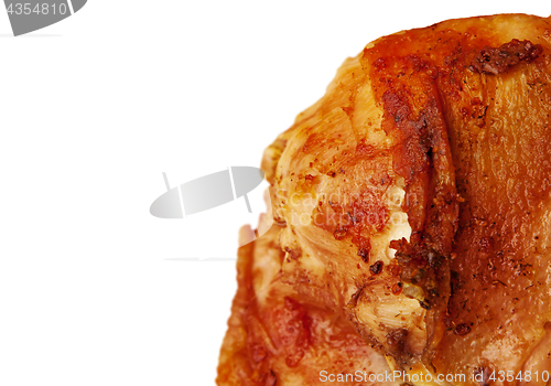 Image of fatty fried chicken piece