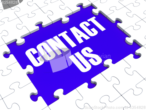 Image of Contact Us Puzzle Showing Help