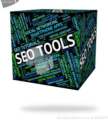 Image of Seo Tools Represents Internet Gadget And Machine