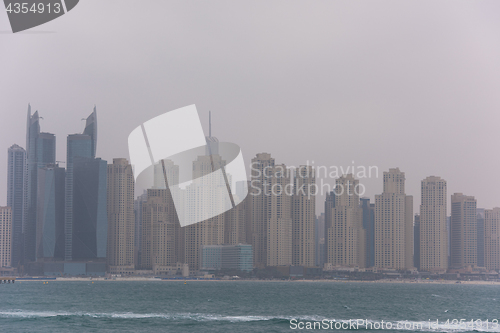 Image of Panorama Dubai city UAE