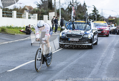 Image of The Cyclist Boy van Poppel - Paris-Nice 2016