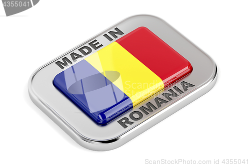 Image of Made in Romania shiny badge