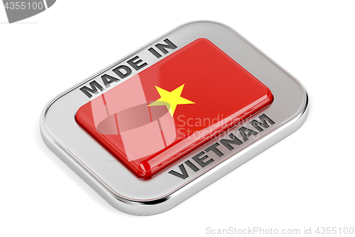 Image of Made in Vietnam shiny badge