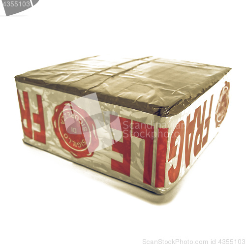 Image of Vintage looking Parcel picture