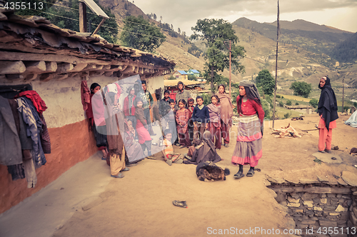 Image of Children in group in Nepal