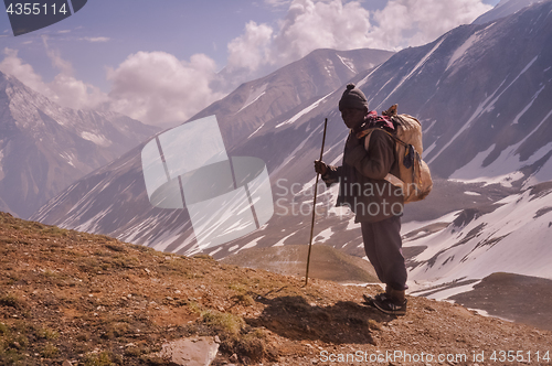 Image of Hiking man in Nepal