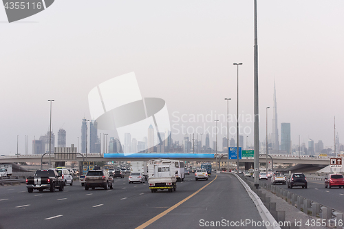 Image of Dubai traffic jam