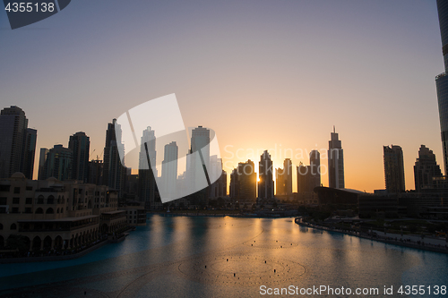 Image of musical fountain in Dubai