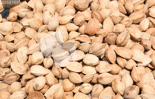 Image of almond food background