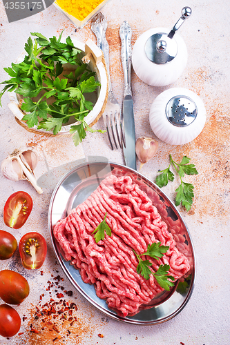 Image of minced meat 