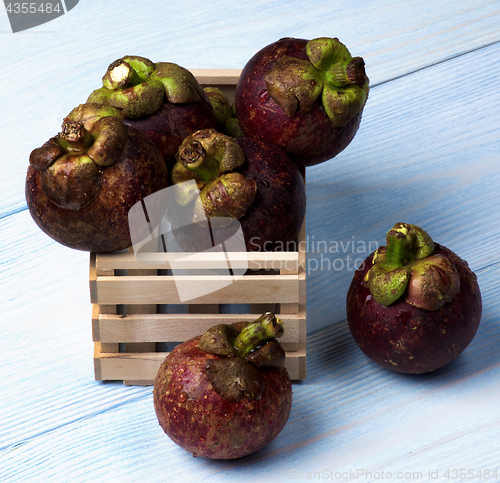 Image of Arrangement of Fresh Mangosteen